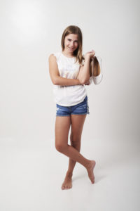 retrato modelo adolescente sesión test para book de fotos por fotógrafo en alicante